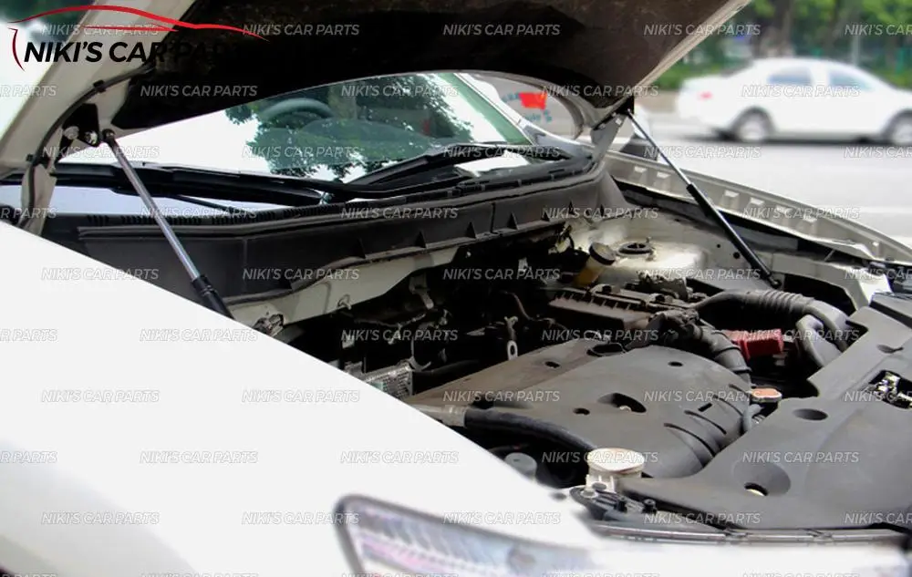 Стойки амортизатора капота для Mitsubishi ASX 2012- нержавеющая сталь 1 комплект/2 шт. литье украшения автомобиля Стайлинг внешний
