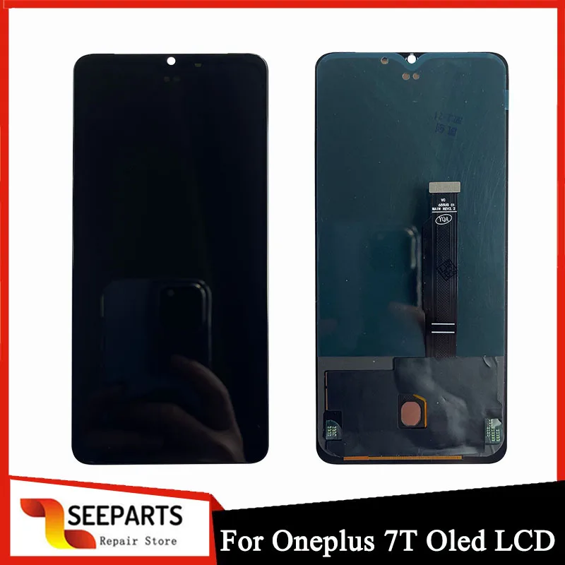 

Цифровой преобразователь сенсорного экрана в сборе для Oneplus 7T Oled 7T HD1903 HD1900 HD1901, 6,55 дюйма, бесплатная доставка