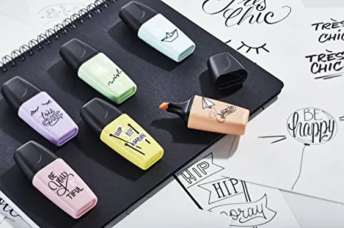 Чехол с надписью Bookmark cake STABILO BOSS mini-pastel edition Love-3 цвета |