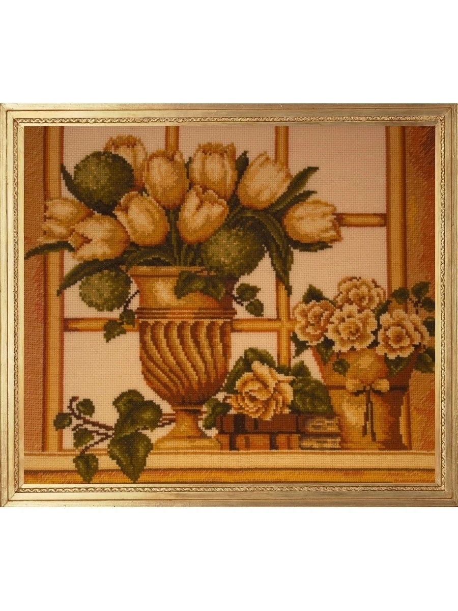 Вышивка крестиком набор Diy S8045 53*46см цветы вышивка крестом наборы нитками