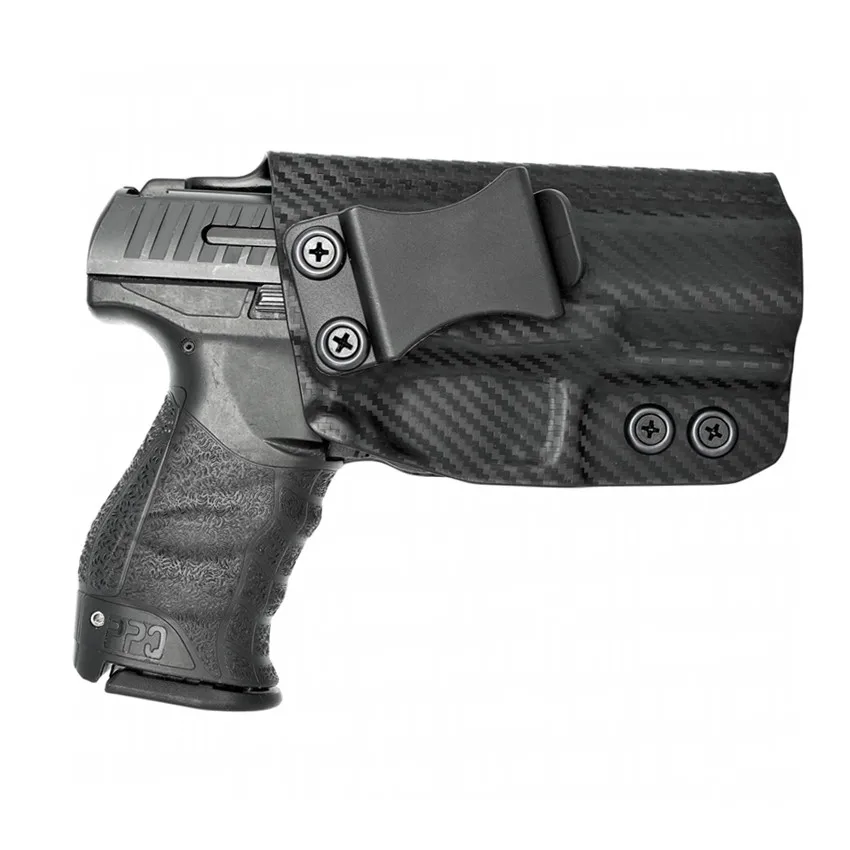 Поясная кобура Kydex для Walther PPQ M1 M2 4 &quot9 мм. 40 IWB Чехол Пояс брюк зажим Скрытая