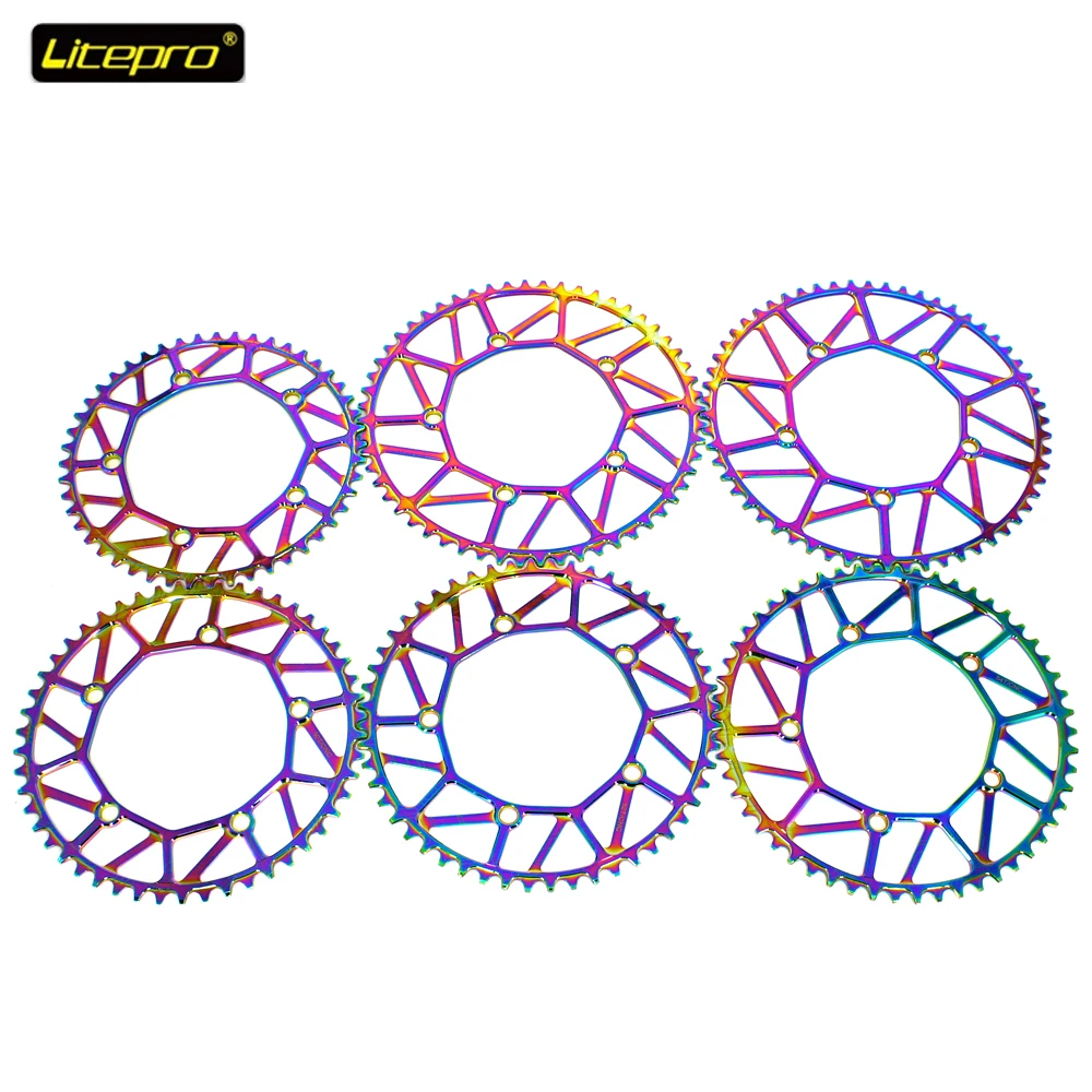Litepro BMX Складная велосипедная Звездочка 130 BCD 48T 50T 52T 54T 56T 58T сплав Сверхлегкий