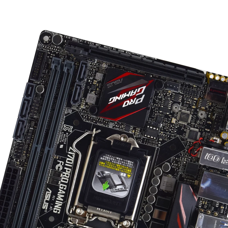 Материнская плата LGA 1151 Mini-ITX ASUS Z170I PRO игровая материнская 1151DDR4 Intel Z170 32 Гб USB для Core