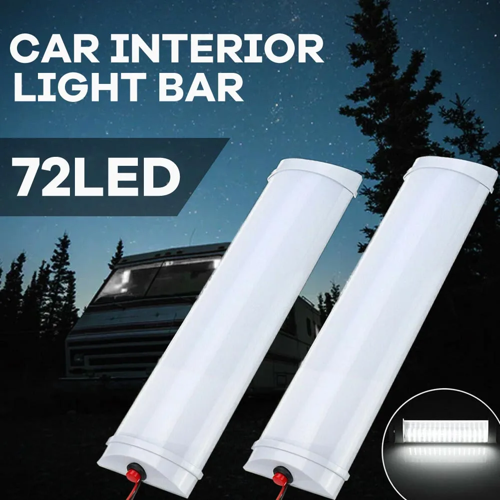 

Автомобильная фотолампа для фургонов, грузовиков, караванов, трейлеров, лодок, 12 В, 24 В, 72 светодиода, с переключателем ВКЛ/ВЫКЛ