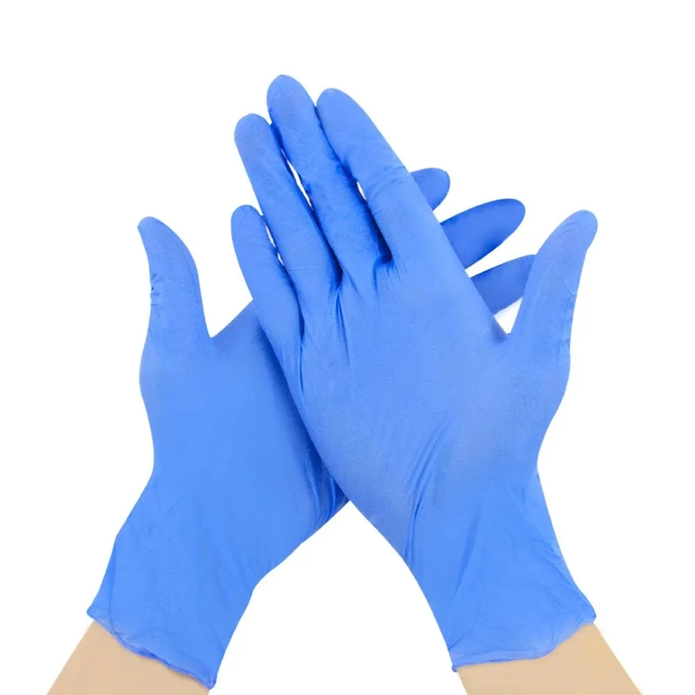 Disposable nitrile gloves/vinyl Wally plastic 40 PCs/20 pairs | Безопасность и защита