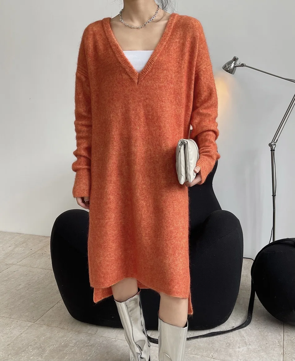 

woman pretty long dress