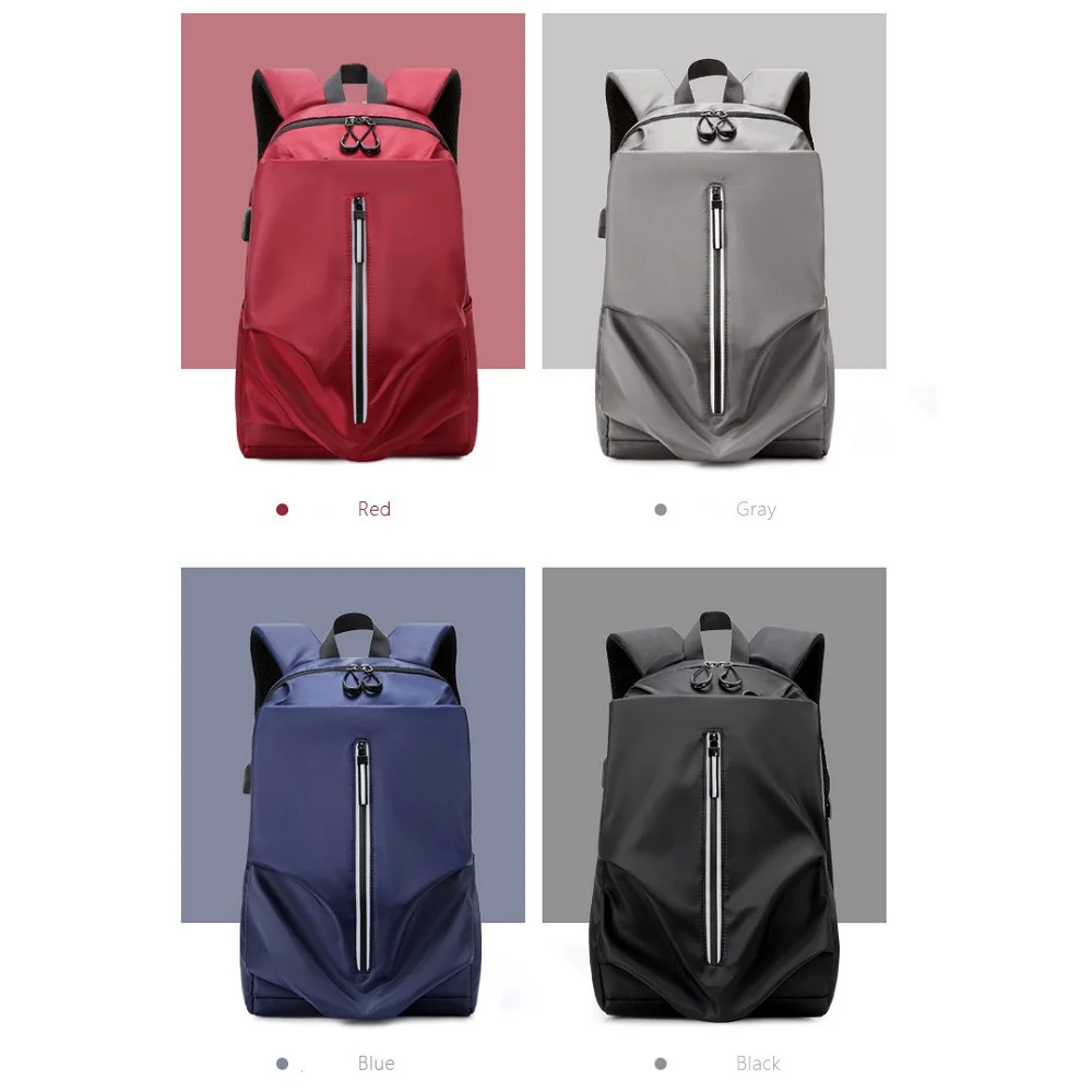 Рюкзак с USB-интерфейсом для зарядки Молодежный ноутбука спорта города школы