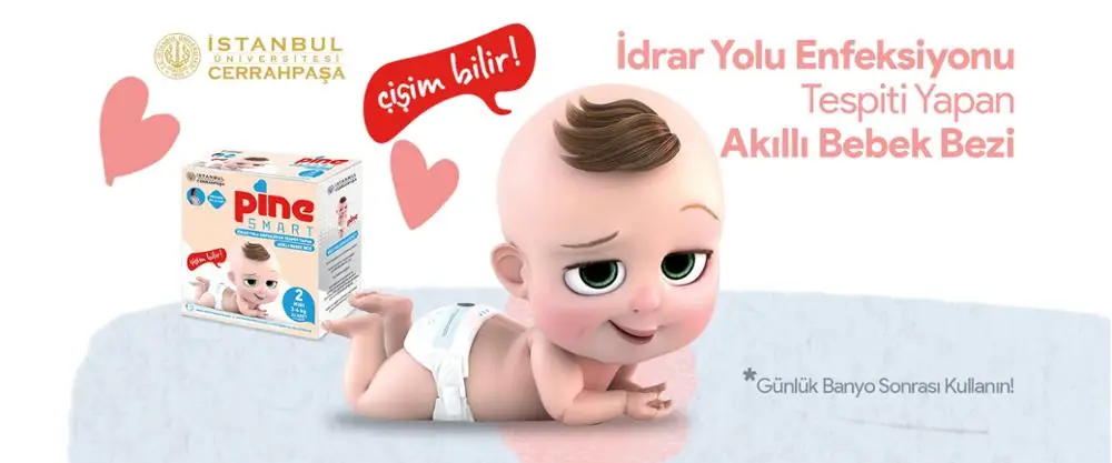 

PineSmart Worlds First Diaper Nappies With an Urinary Tract Infection For Babies Disposable Urine Bacterial Cystitis Test