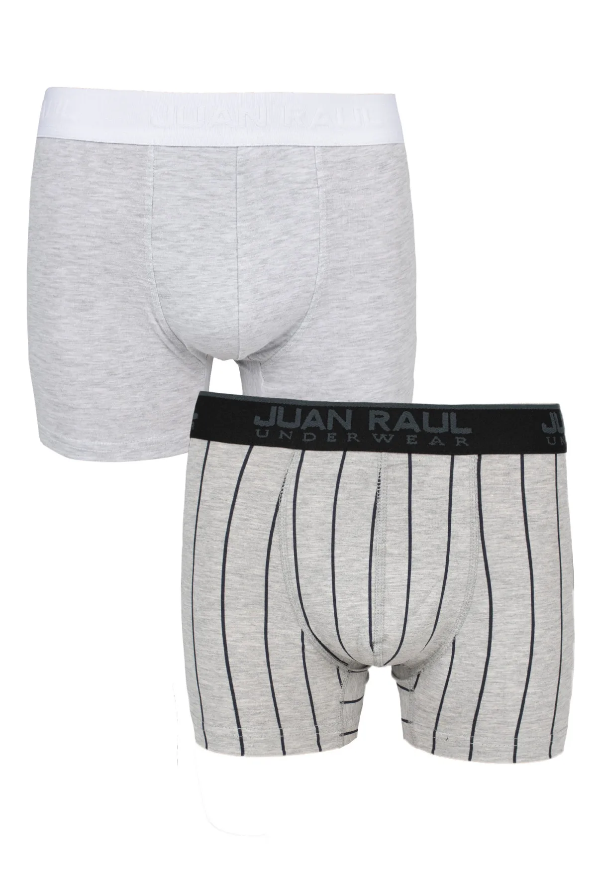

DeepSEA Gray Men 'S Cotton Boxer Shorts Panties Casual Boxer Inner Linen Double Set 2 Pcs For Male 2006931