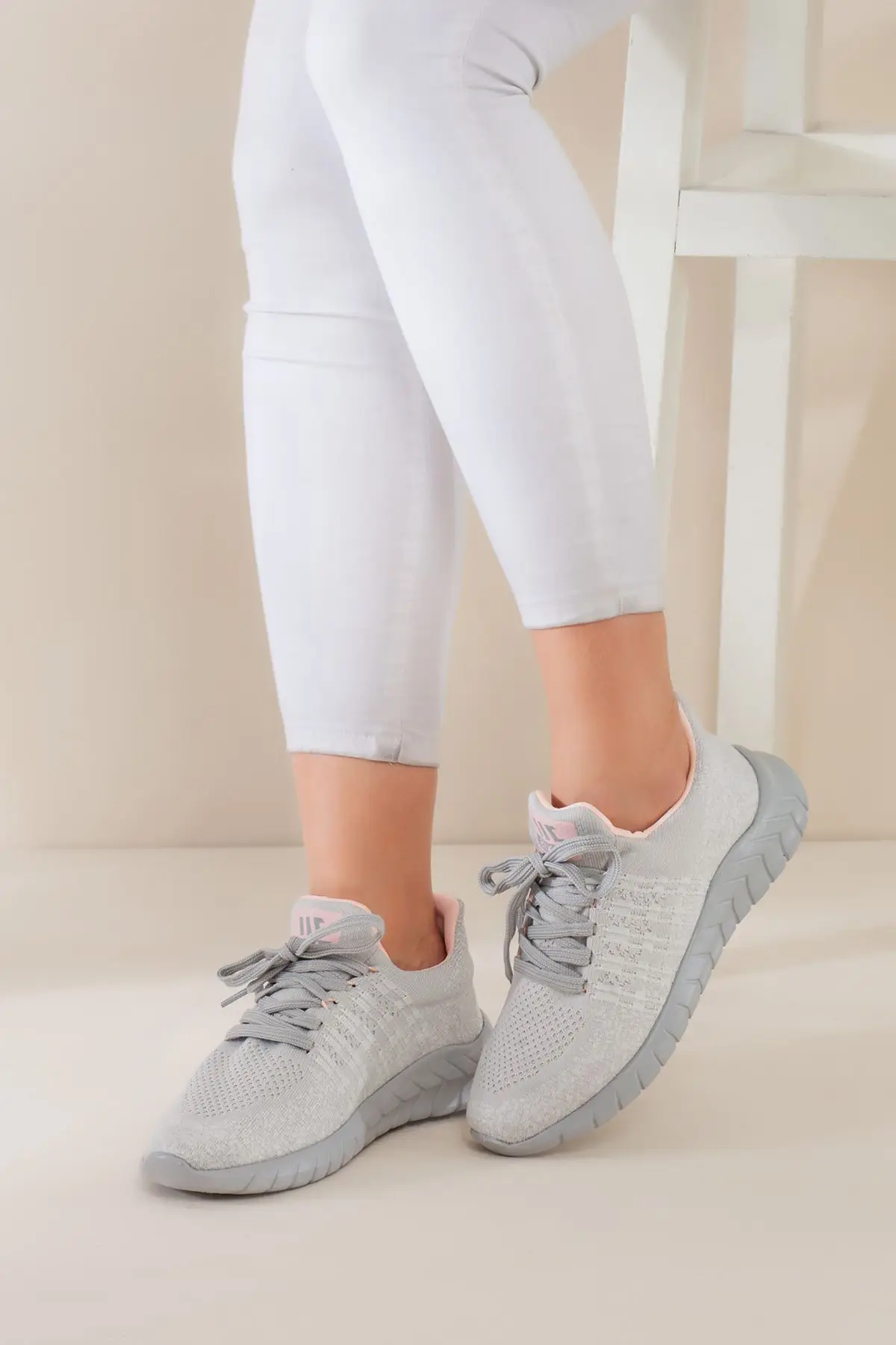 

WOMEN GRAY SPORT SHOES new season sneaker stylish design women's fashion