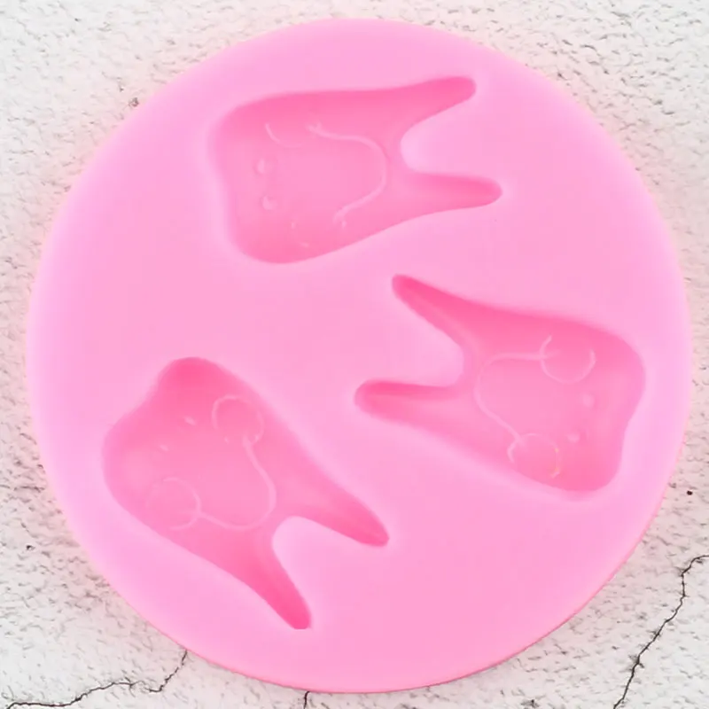 Зуб Молярная силиконовые формы для дня рождения торт фигурки жениха и невесты