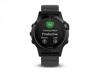 Garmin Fenix 5 Sapphire черные с черным ремешком | Электроника