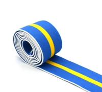 1 12 soft elastic webbing tbwisher elastic band for clothing bag furniture decoration diy garment accessories blueyellow