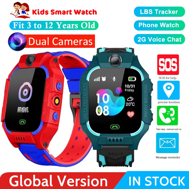 Детские и детские игрушки часы с камерой позиционирование экстренные вызовы