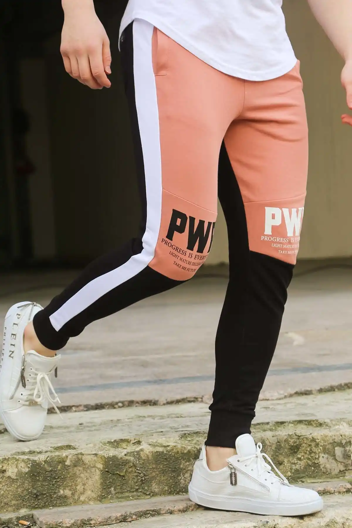 

2021 Men's Winter spring casual Tracksuit Pants casual cotton lycra red yellow powder purple kinds color