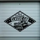 Винтажная Классическая Наклейка на стену для ремонта автомобиля в гараже, автомобильная мастерская, авто ремонт, украшение на стену, A00962