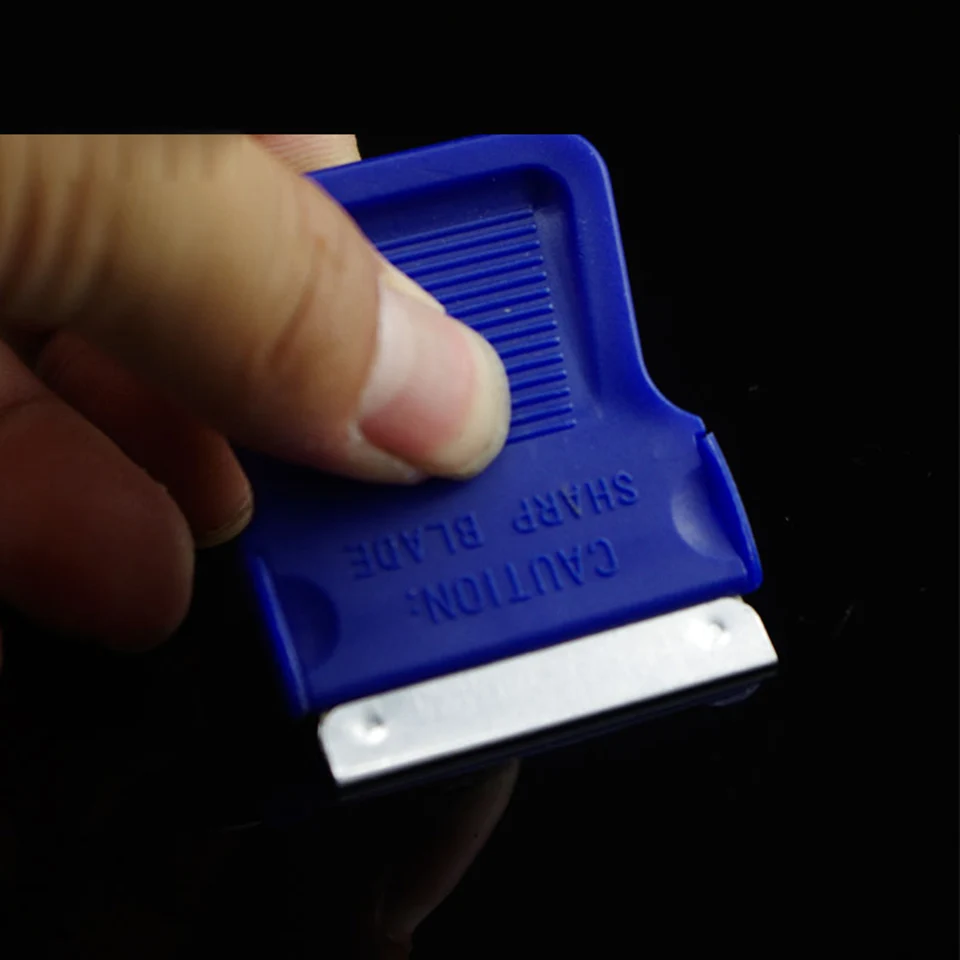 4 5*4 2 см автомобильный оберточный ТИНТ синий скребок с одним лезвием мини-скребок