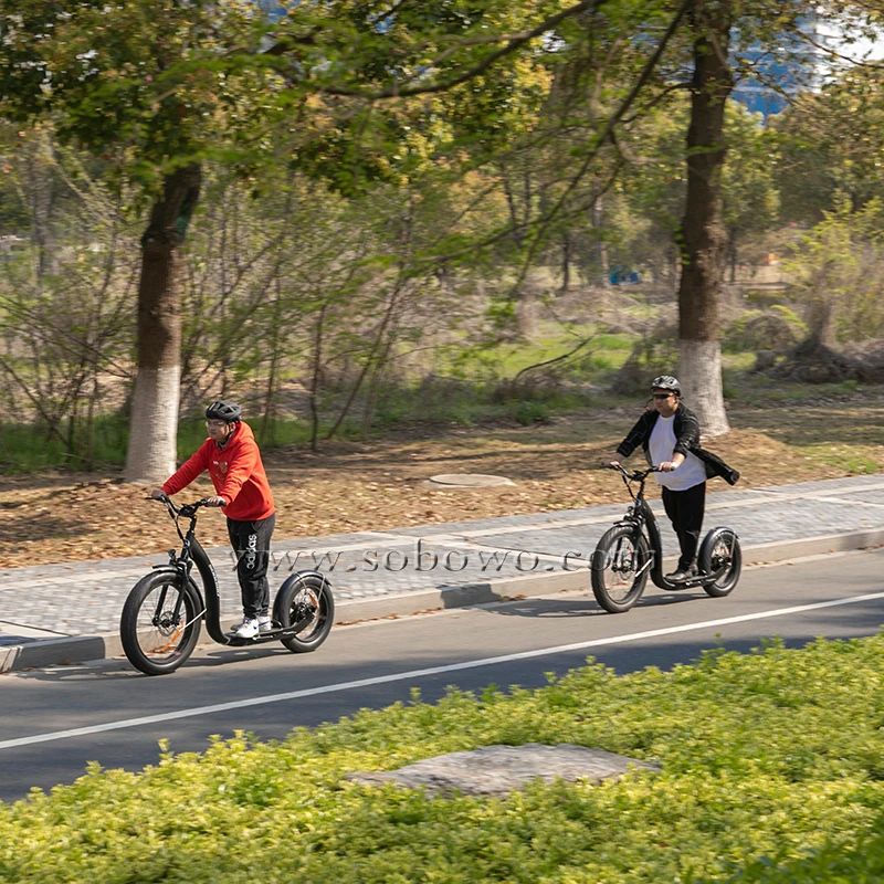 26-дюймовый электрический скутер с большими колесами более мощный 750 Вт велосипед