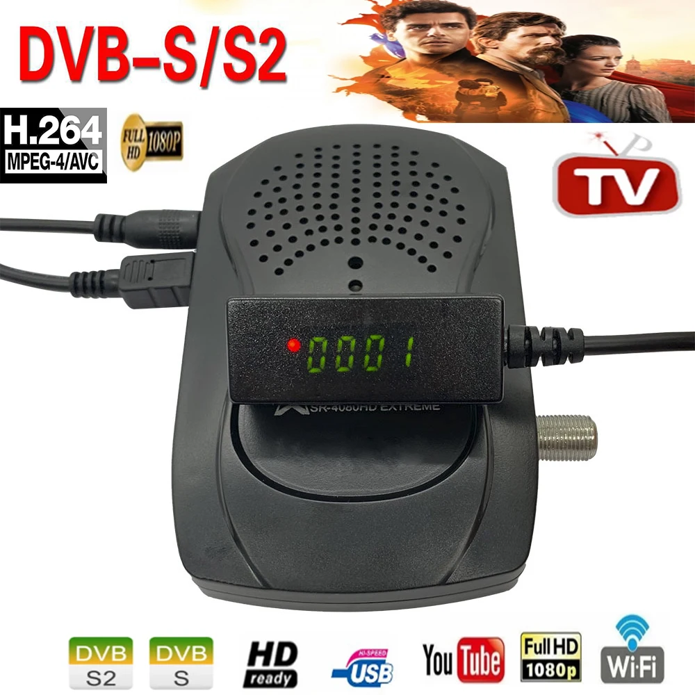 

New Italy Haohsat DVB T2MINI Satellite Receiver Supports H265 10Bit HD TV Box DVB T T2 Supports USB WIFI Youtube