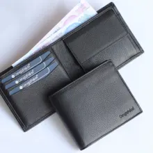 Men's Wallet High Quality 100% Genuine Leather Small Mini Card Holder Men 'S Wallet with coin Pocket