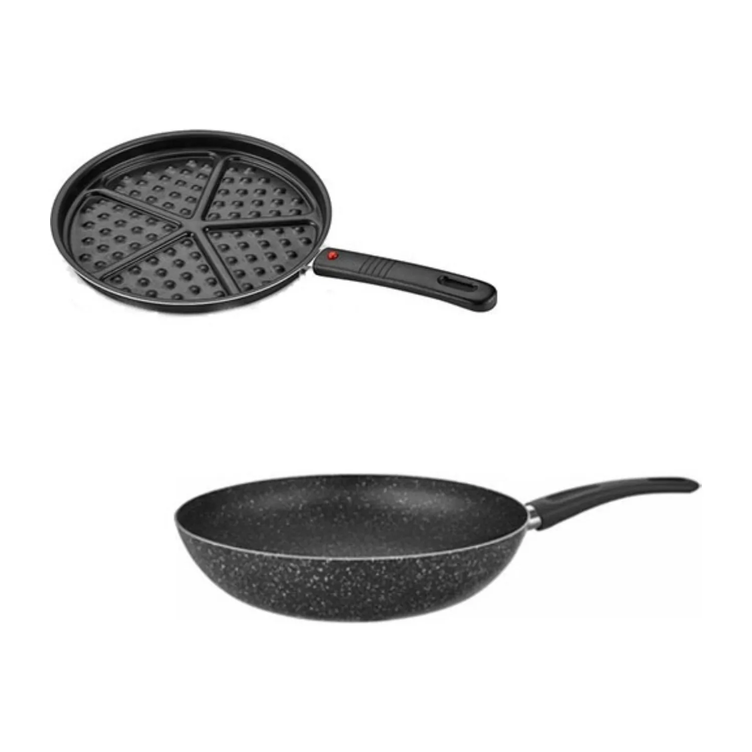 

Wok+Waffle Granit Tava Seti