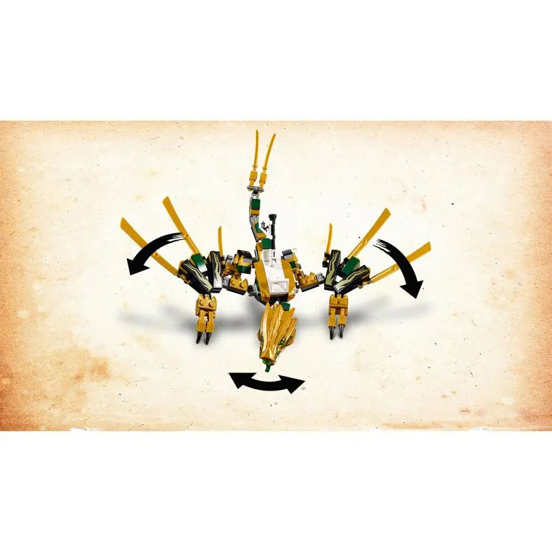 Конструктор LEGO Ninjago 70666 Золотой Дракон | Игрушки и хобби