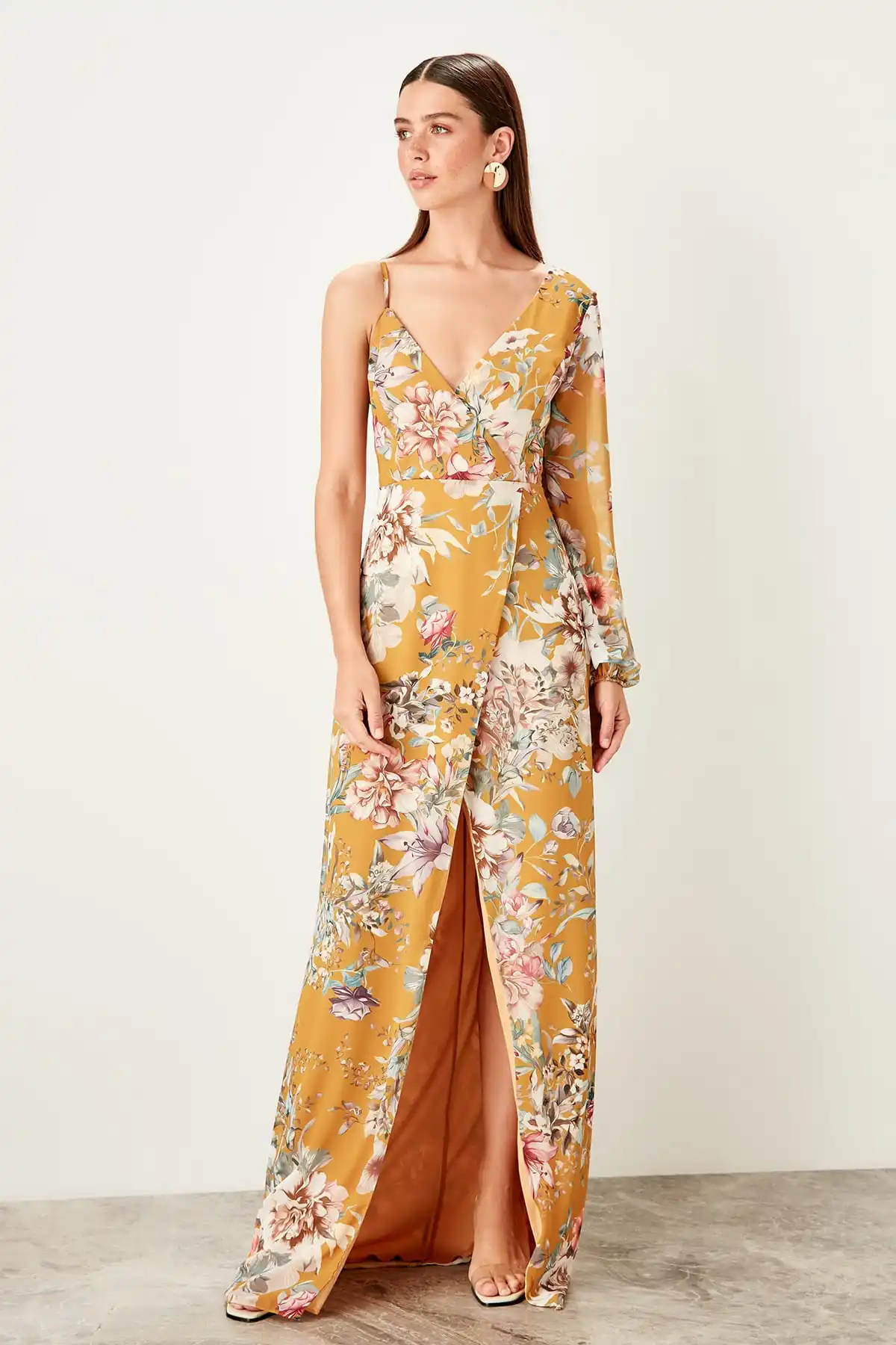 Trendyol УКРАШЕННОЕ ВЕЧЕРНЕЕ ПЛАТЬЕ TPRSS19UT0107|Вечерние платья| |