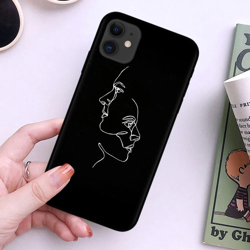 Силиконовый чехол для iPhone 11 Pro Max XR Xs X 6 6s 7 8 plus с абстрактным рисунком | Мобильные