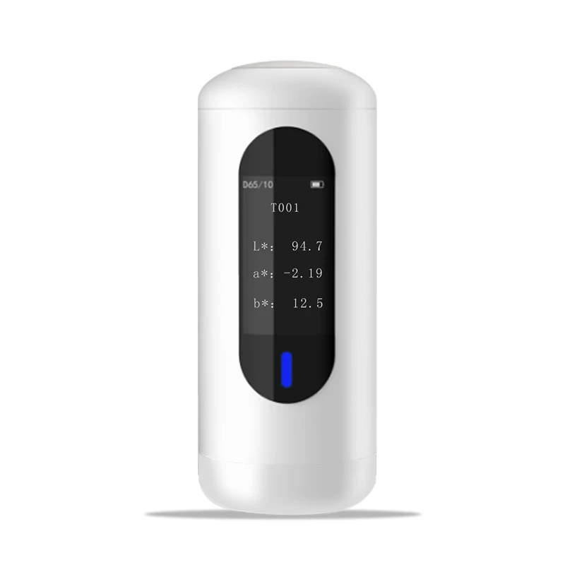 

Портативный цветной анализатор с мобильным приложением, более 30 индексов, таких как RGB,Lab, для сопоставления цветов, измерения разницы в цвете