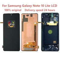 amoled for samsung galaxy note 10 lite lcd display touch screen digitizer with frame for samsung note10 lite n770