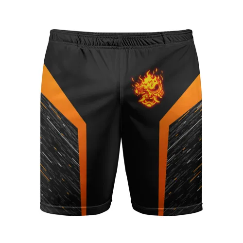 Мужские шорты спортивные CYBERPUNK 2077 | Мужская одежда