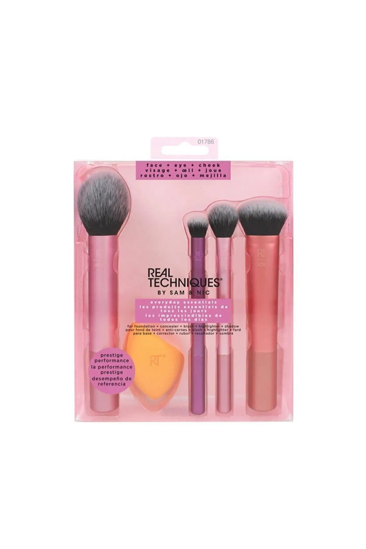 

Real Techniques Makeup Brush Set Everyday Essentials 079625017861