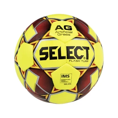 Мяч футбольный Select Flash Turf 810708-553 жел/крас/сер размер 5 | Спорт и развлечения