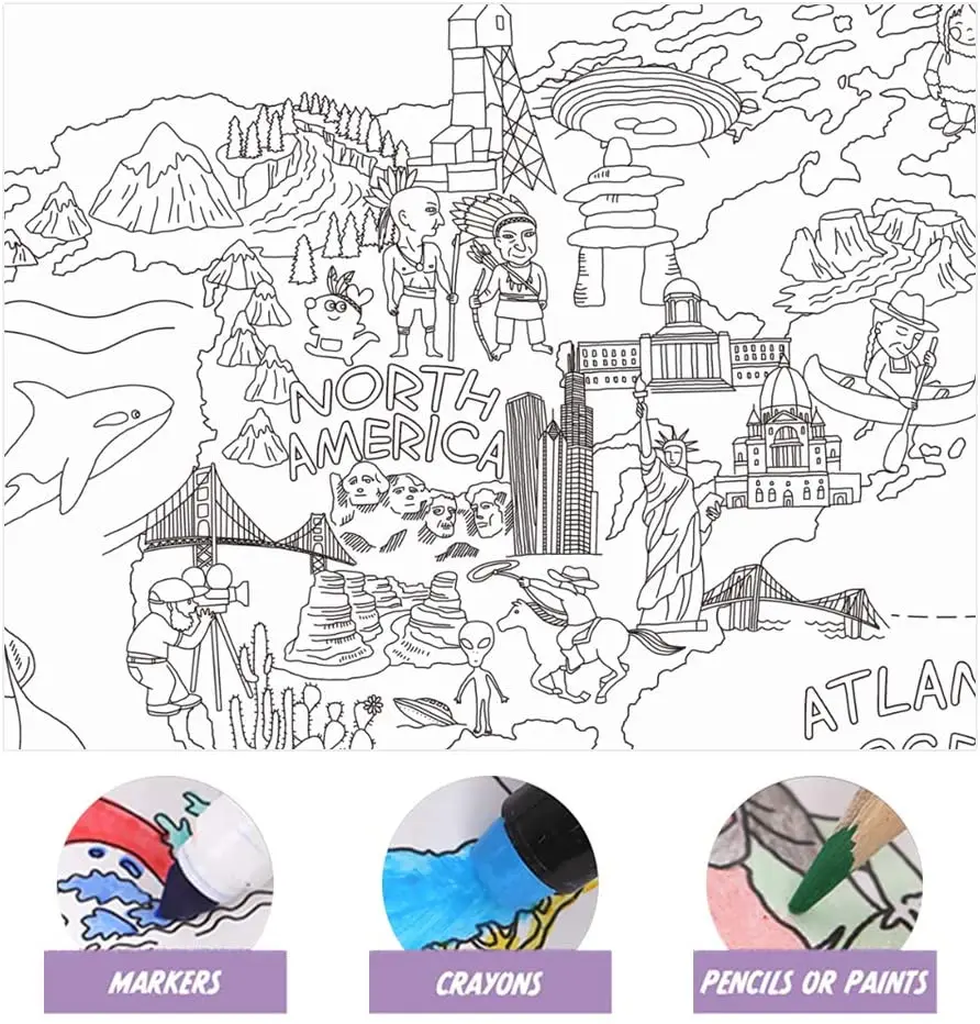 Рисунок 3 - Огромная Раскраска-лист 0