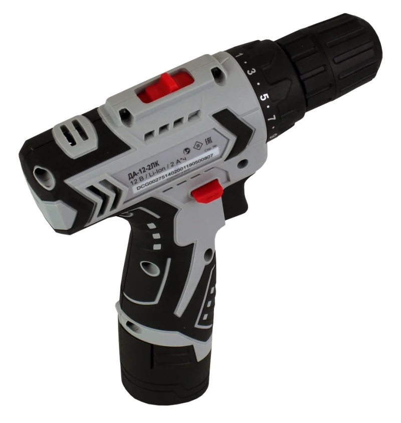 Дрель-шуруповерт аккумуляторная ДА-12-2ЛК Ресанта