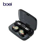 boei tws gold in ear earphones 2000mah charging case wireless bluetooth 5 1 headphones sports sweatproof music stereo earbuds