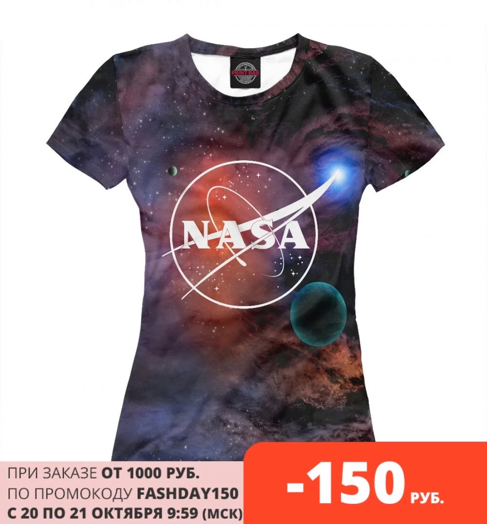 Женская футболка NASA|Футболки| |