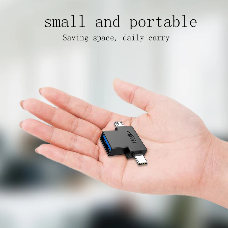 jh link usb c otg адаптер 2 в 1 с разъемом micro usb type c usb 3