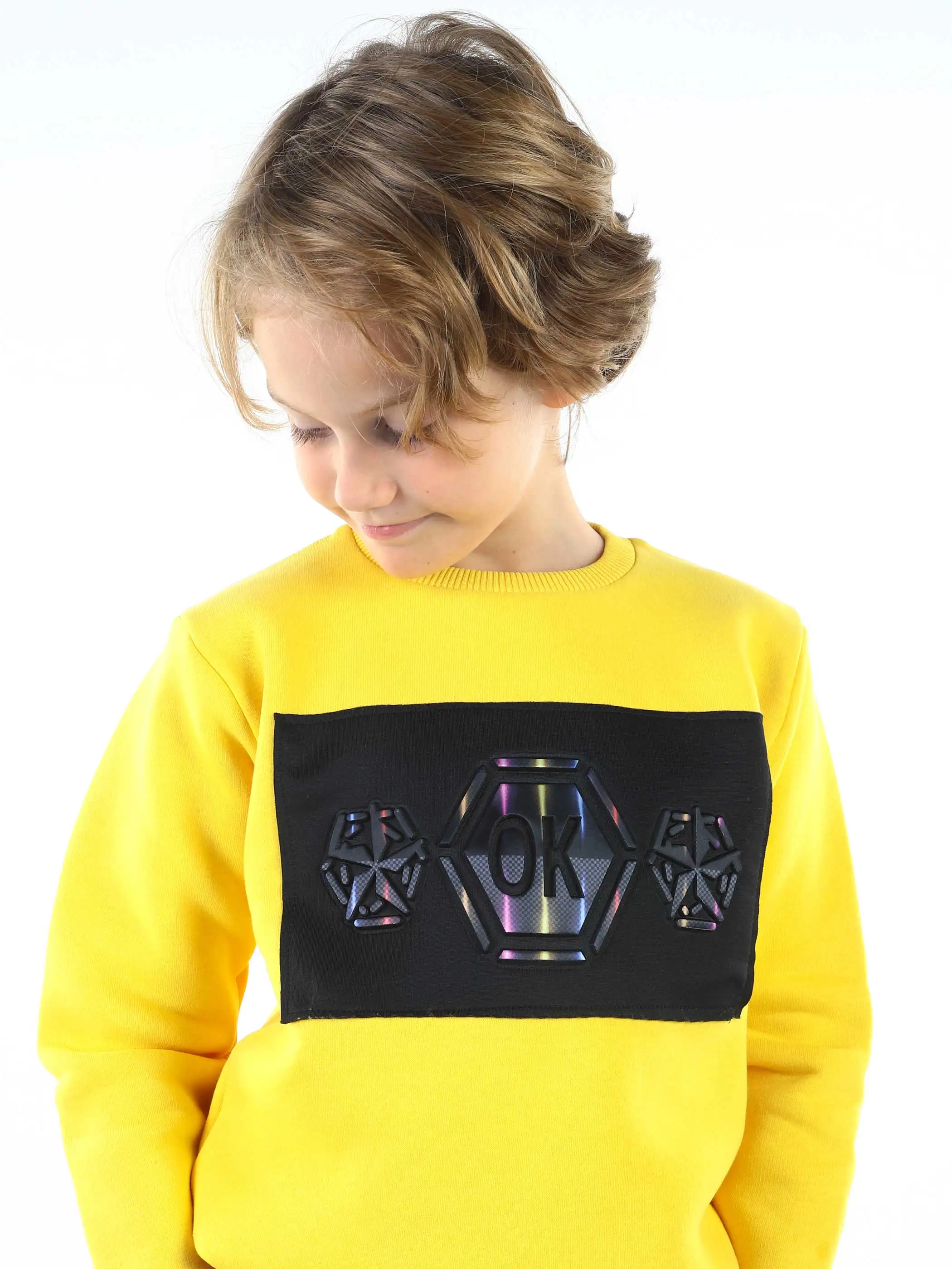 Толстовка для мальчиков и девочек 100% хлопок модная флисовая толстовка с принтом