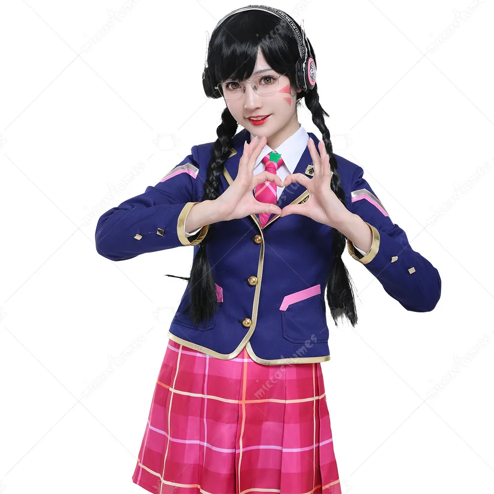 Костюм для косплея DVA Hana Song из кожи молодежного кампуса|Игровые костюмы| |