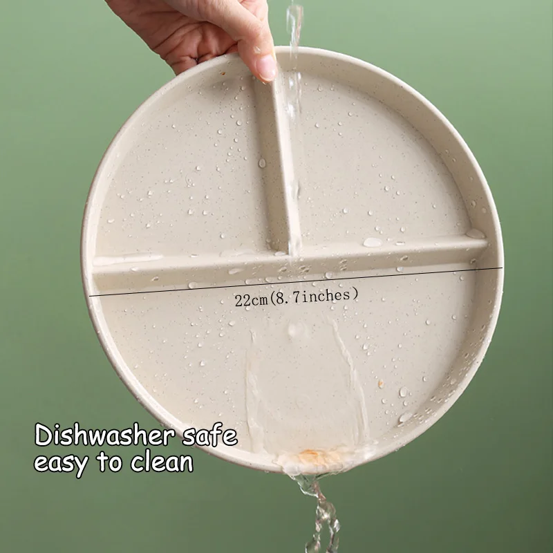 3 ячейки для еды обеденные тарелки набор посуды с отсеком Сервировочные блюда