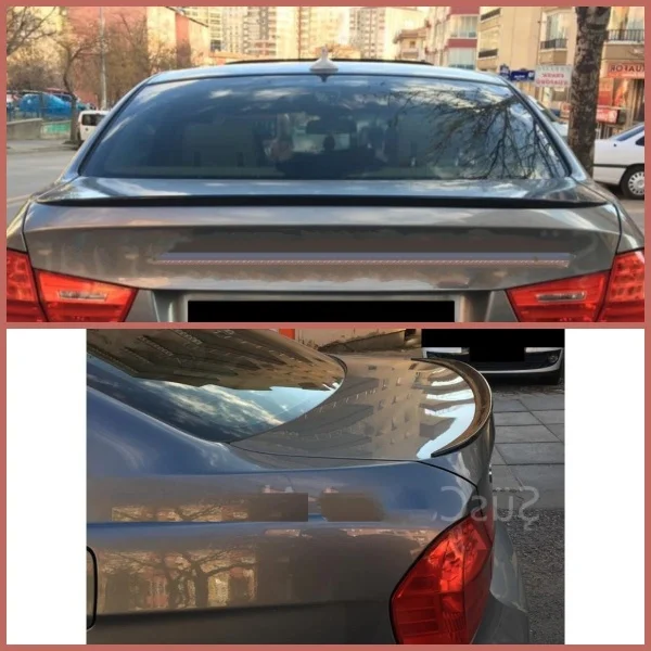 Черный мягкий спойлер для багажника на крышу автомобиля BMW 3 серии E90 отделка