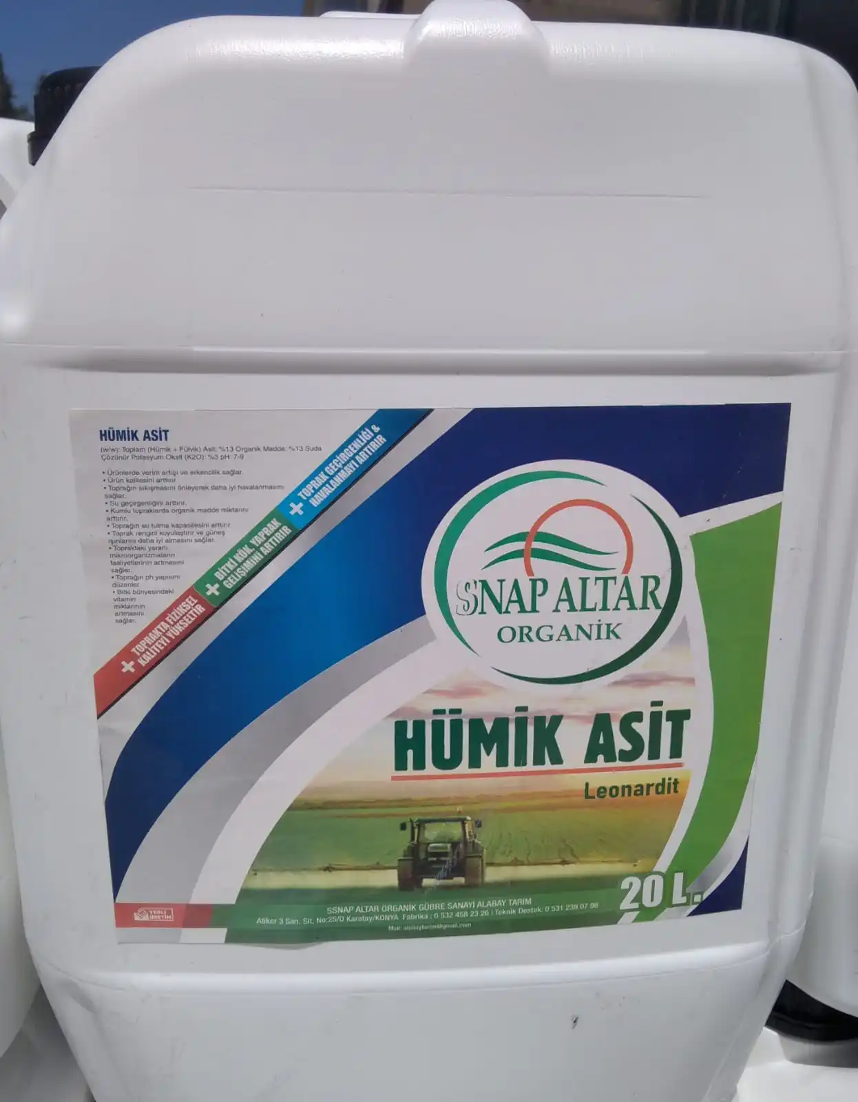 

Алтарь Borlu Humik Fulvik Asit 20 Lt