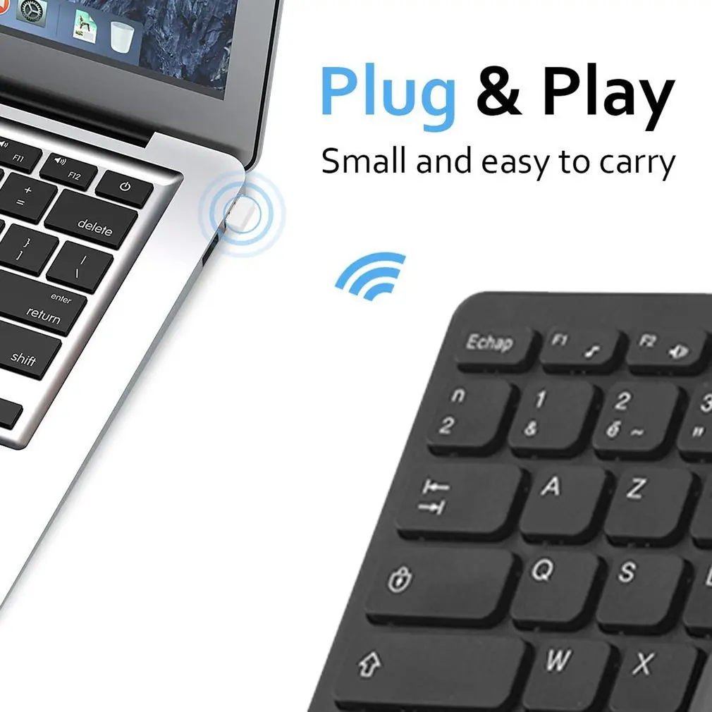 Клавиатура с французской раскладкой беспроводная мышь Azerty подходит для игр ПК