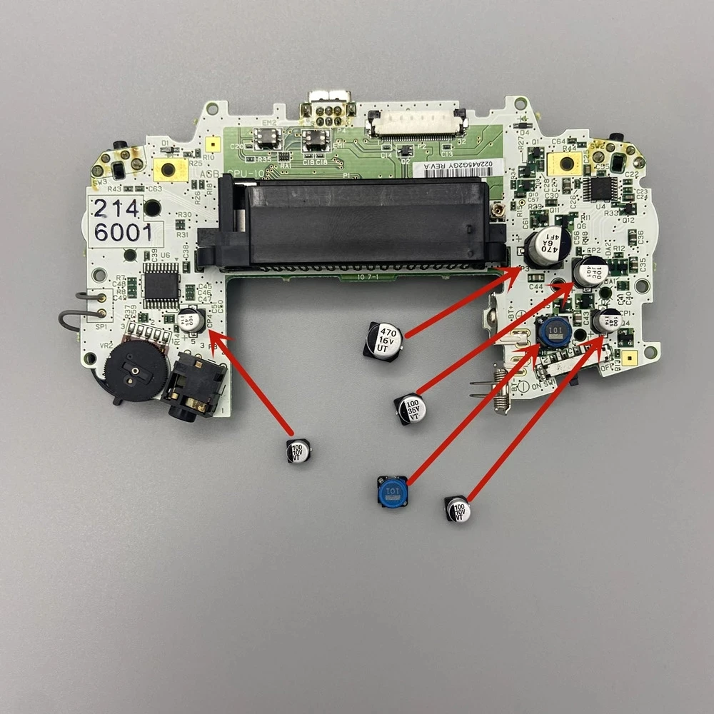 Новый Сменный конденсатор и индуктор материнской платы GBA для Nintendo Gameboy
