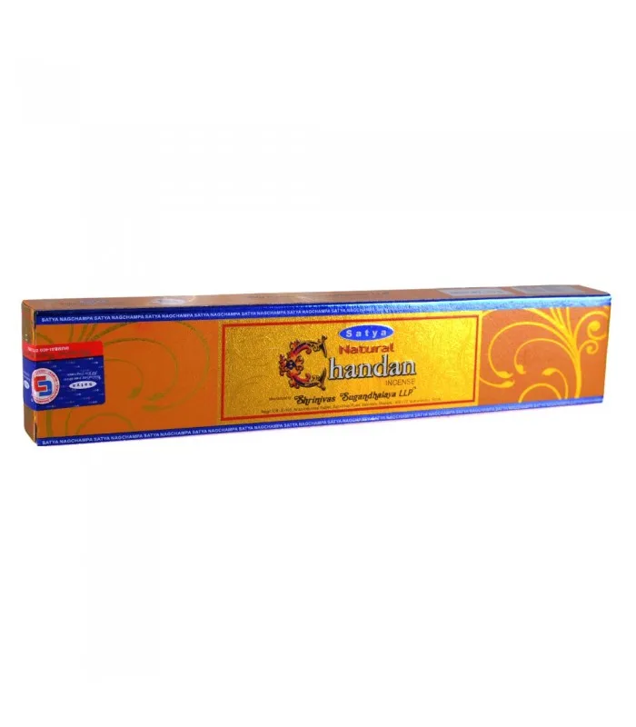 Благовония Chandan Satya Natural новый ассортимент запахов новинка коробка 12