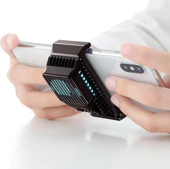 Мобильный телефон кулер игра охлаждение теплоотвод аудио Aux радиатор клип черный