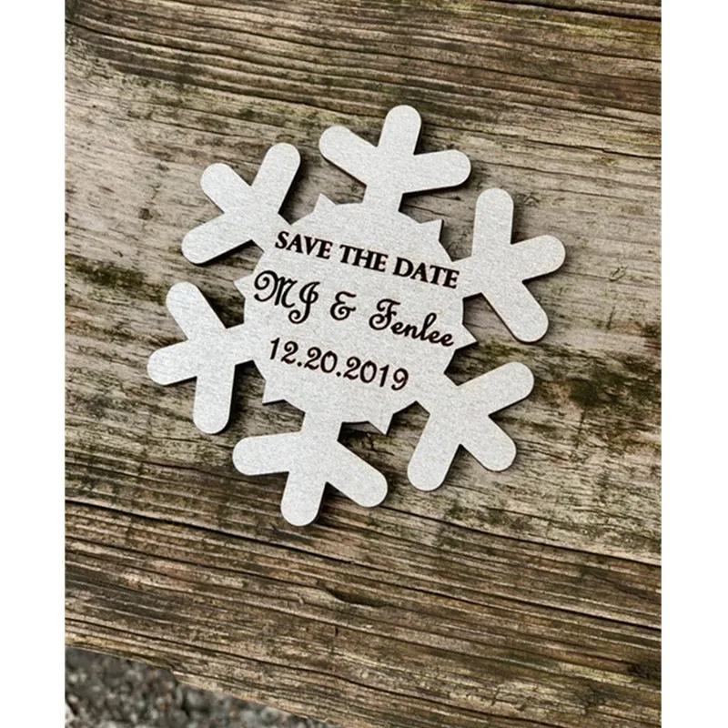 Деревянный магнит для сохранения даты деревянные магниты в виде снежинок