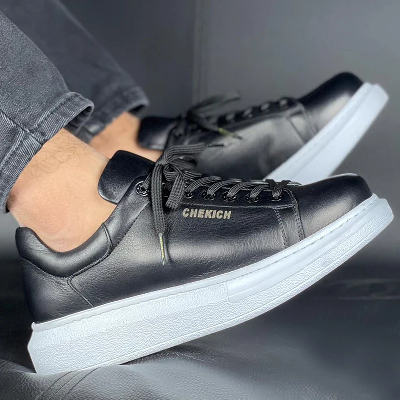 

Chekich Women's Shoes White Mixed Color Pattern Artificial Leather Laced Print Spring Season Sneakers Odorless Casual Brush Comfortable Office University Colorful Lightweight Daily Luxury CH257 Kadın Deri V1