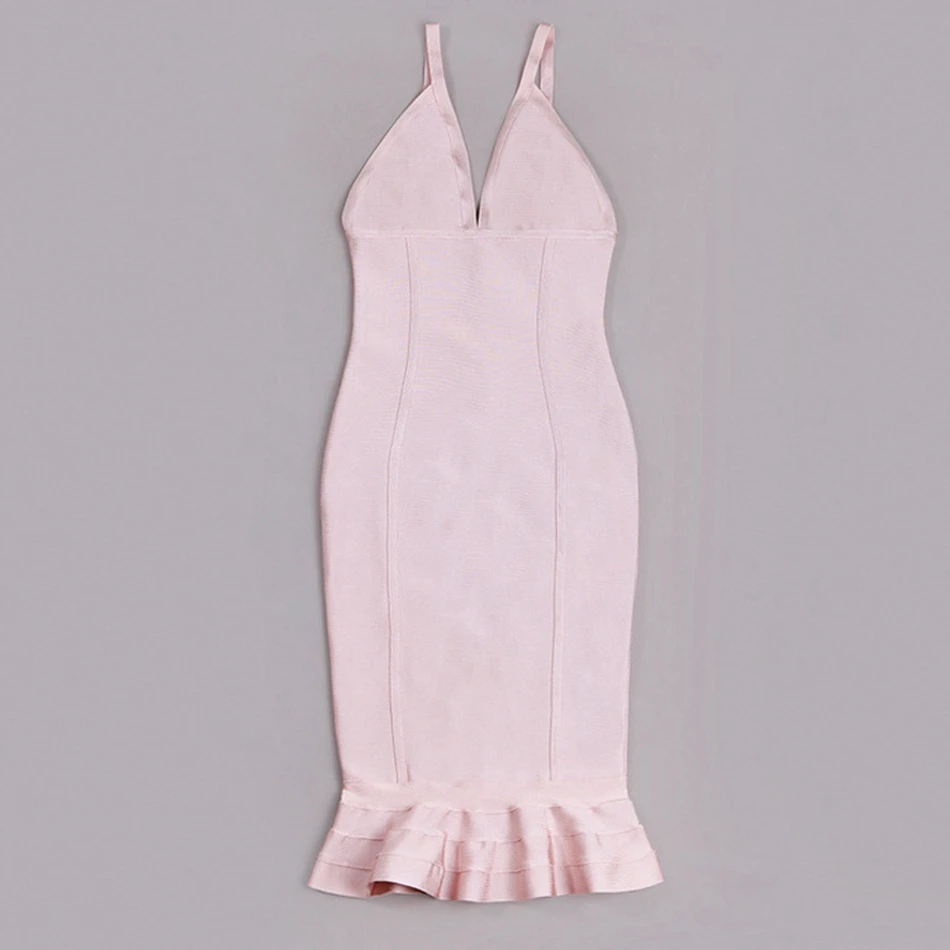 Женское коктейльное платье Русалка средней длины розовое черное красное